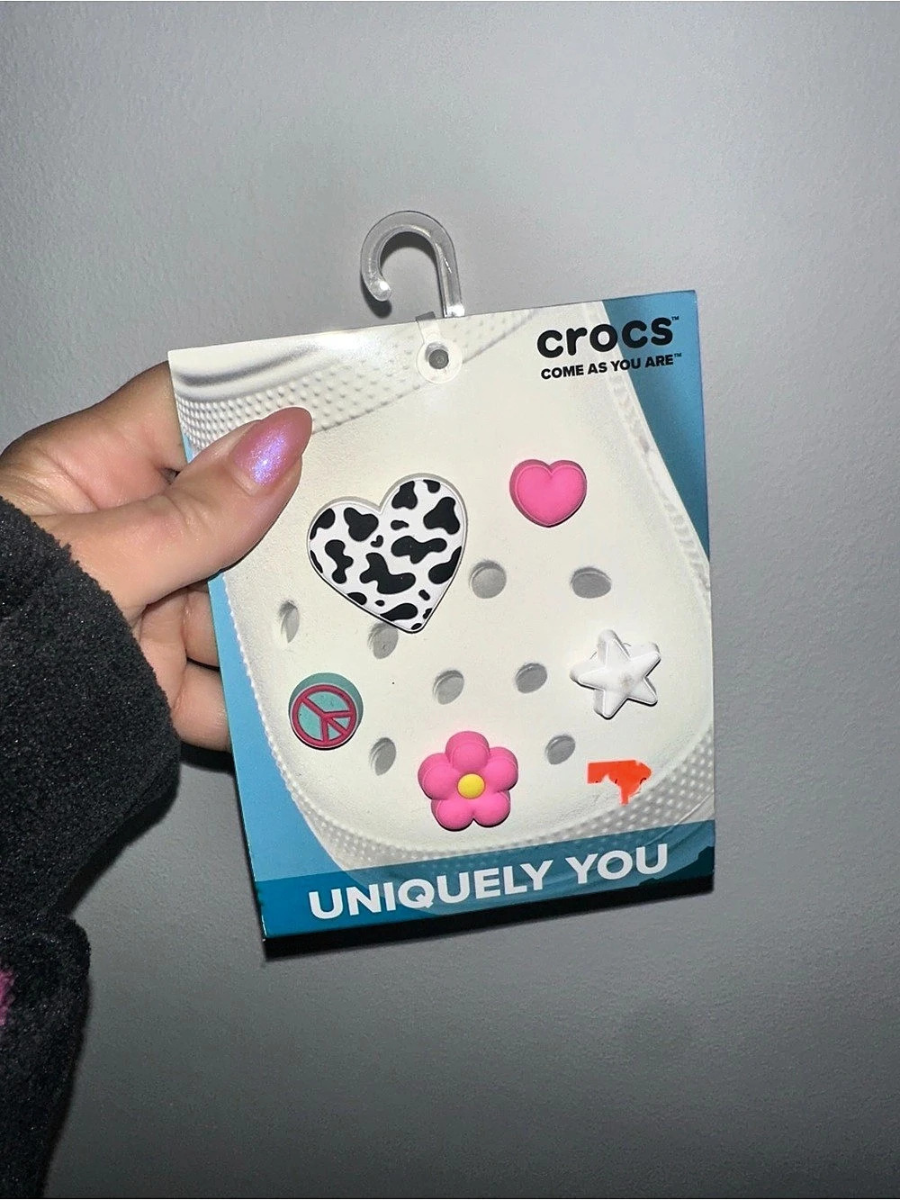 Crocs White & Blue Sandals NWT